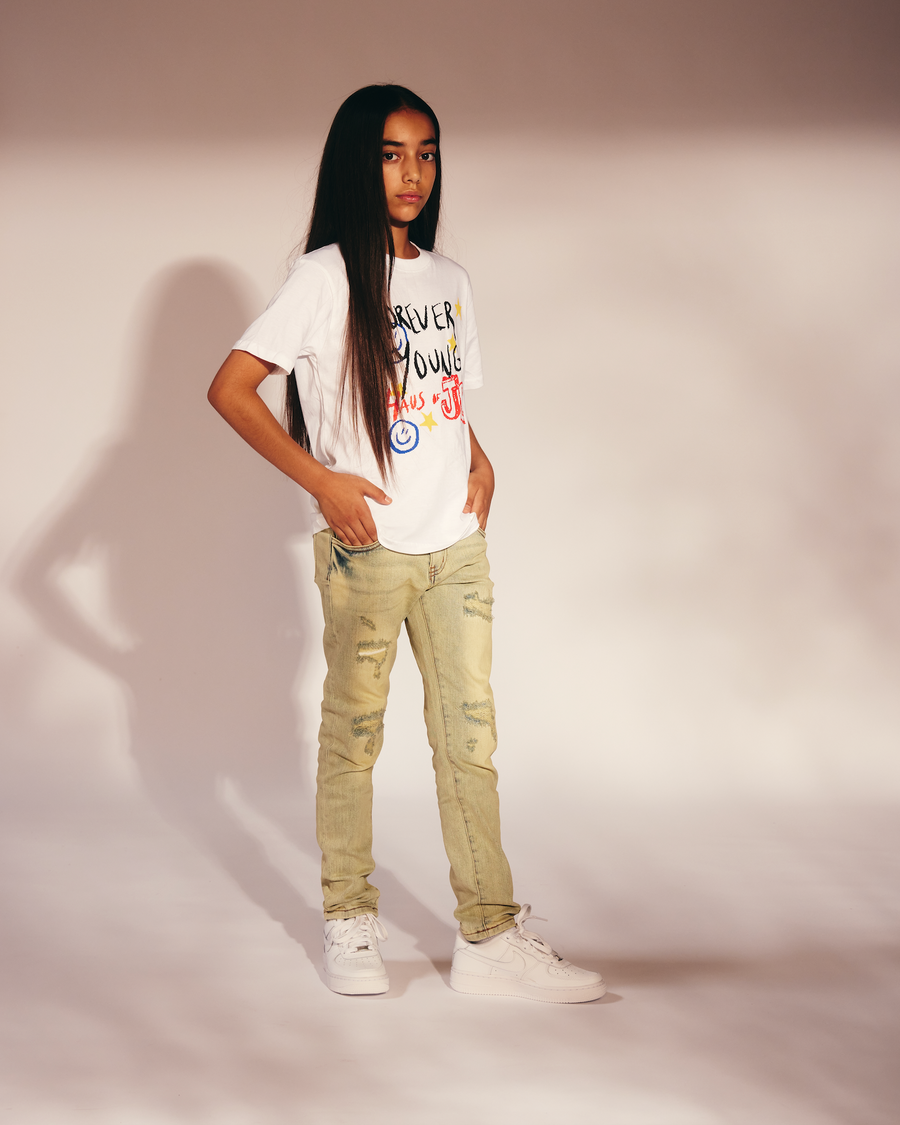 Forever Young Tee (White)