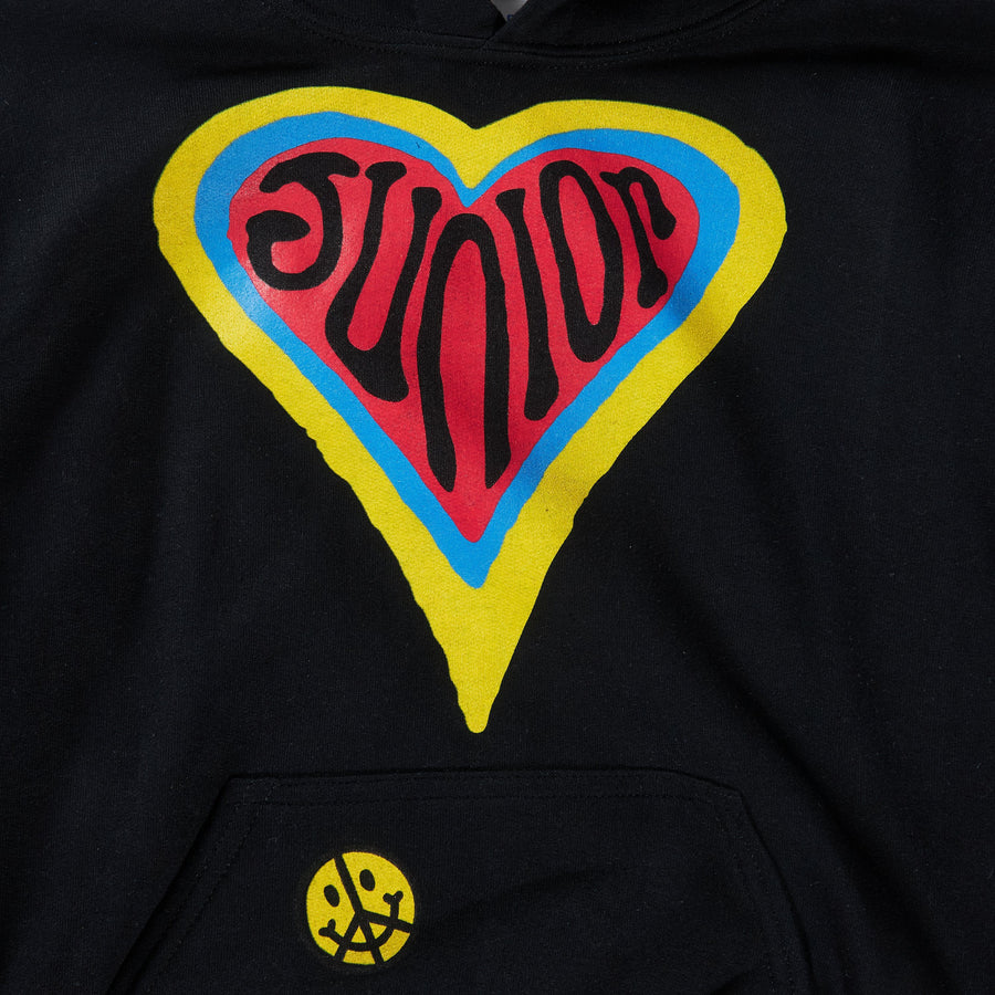 Don't Worry Be Happy Hoodie (Black) - Haus of JR