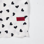 Heart Champs Button-Up (White/Black) - Haus of JR