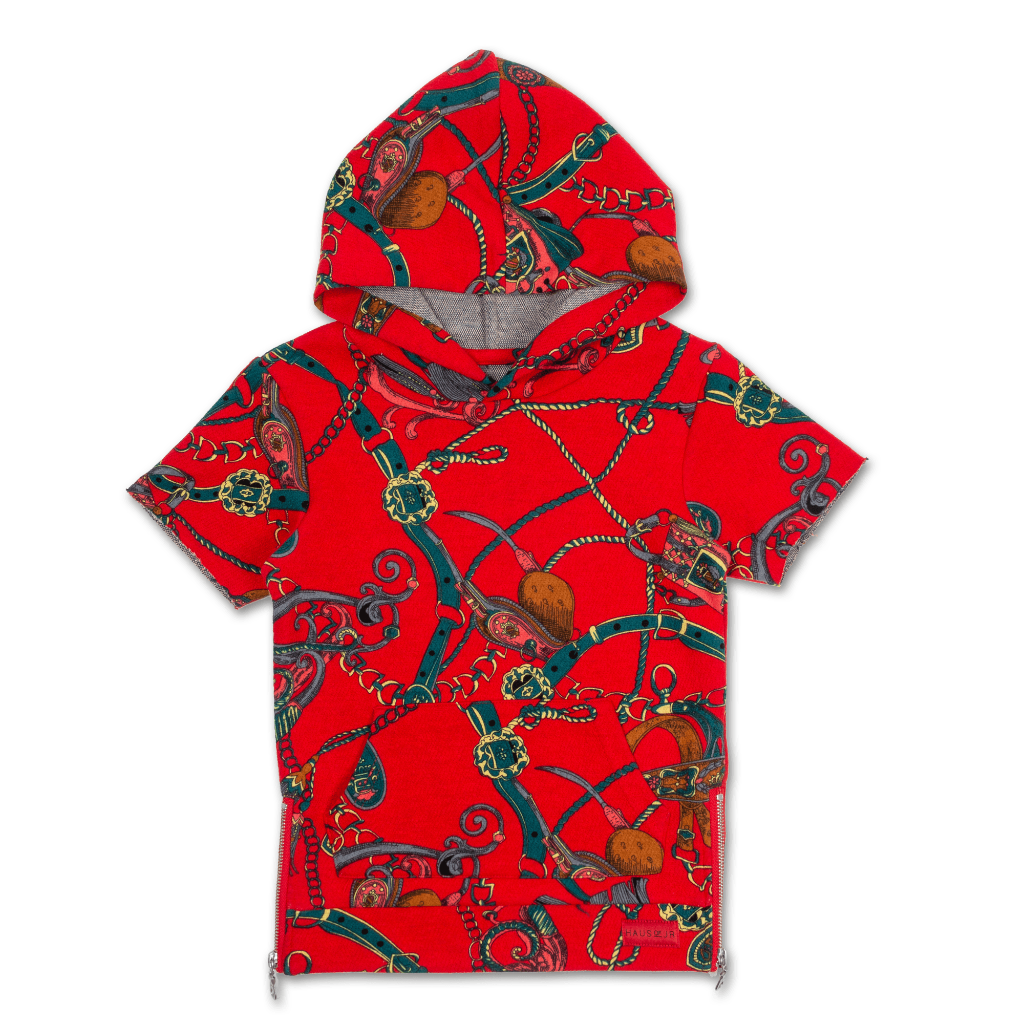 Natica Jordan S/S Hoodie (Red) - Haus of JR