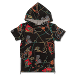Natica Jordan S/S Hoodie (Black) - Haus of JR