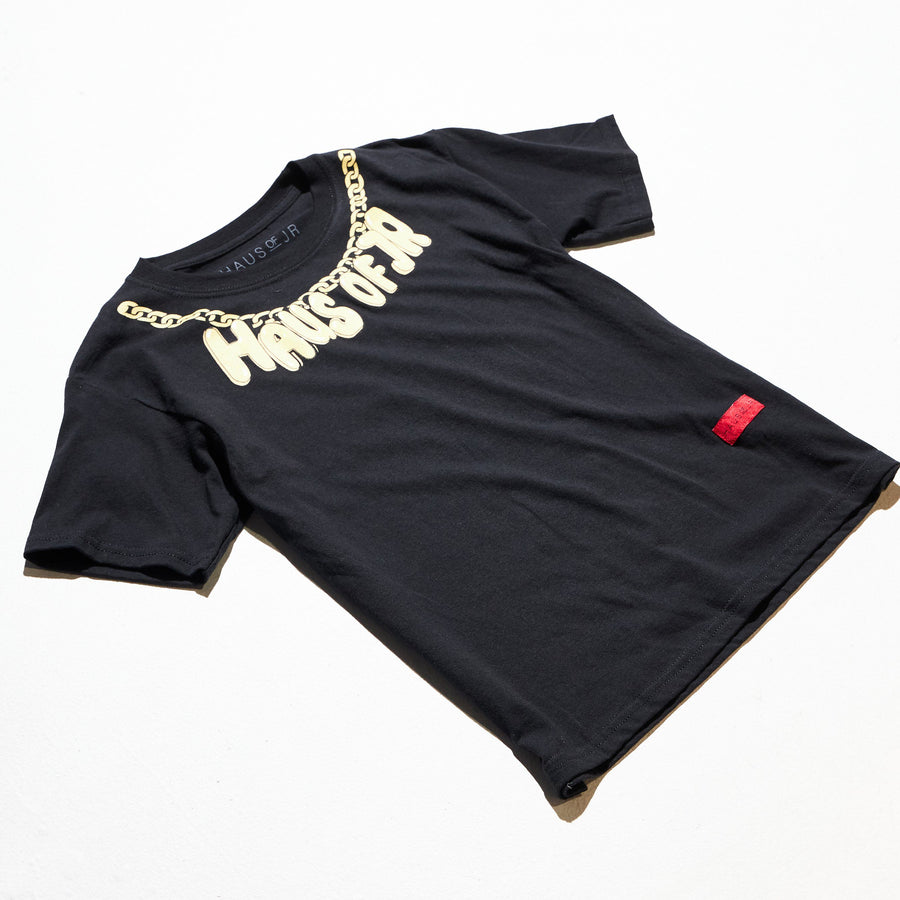 Chain Gang Tee (Black) Tops Haus of JR 