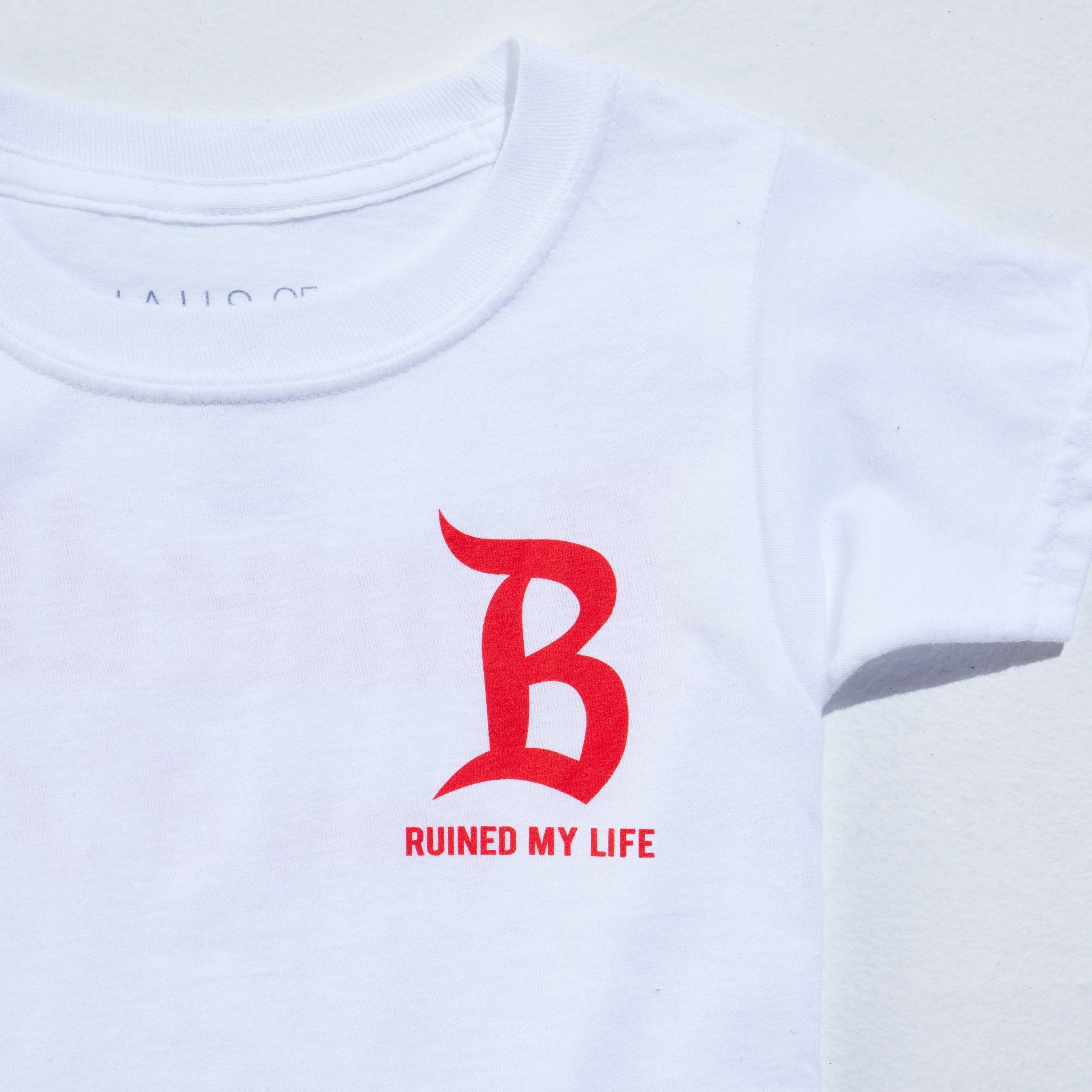 Big B Tee (White) Tops Haus of JR 