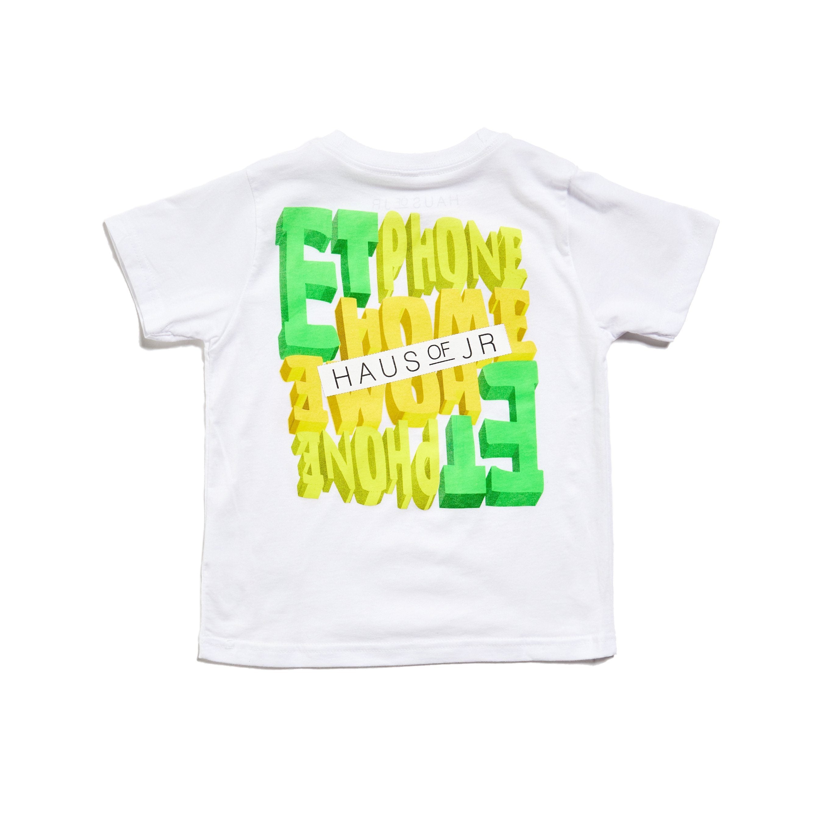 Phone Home Tee (White) Tops Haus of JR 