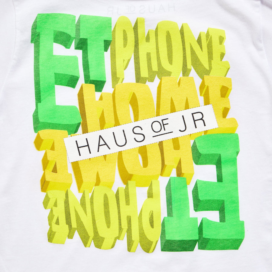 Phone Home Tee (White) Tops Haus of JR 