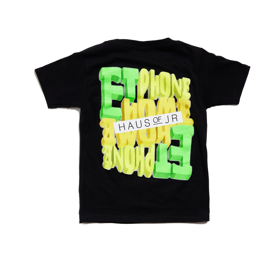 Phone Home Tee (Black) Tops Haus of JR 