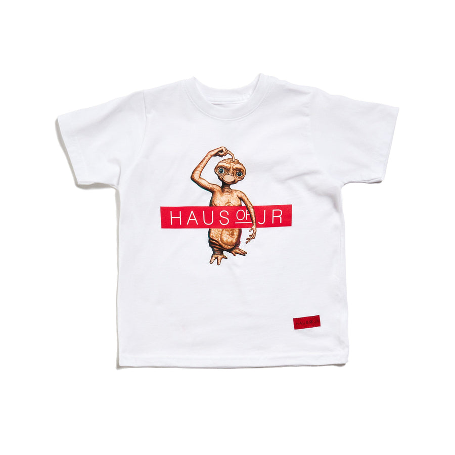 Box Logo Tee (White) Tops Haus of JR 
