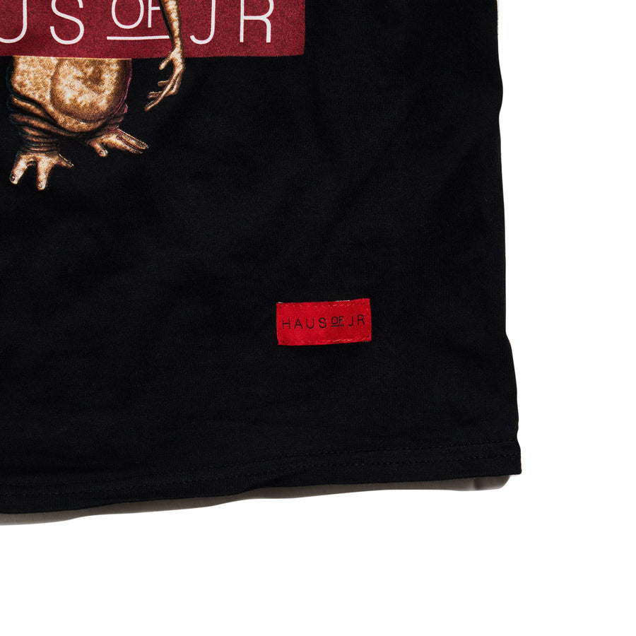 Box Logo Tee (Black) Tops Haus of JR 