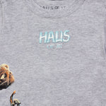 Chrome Tee (Heather Grey) Tops Haus of JR 