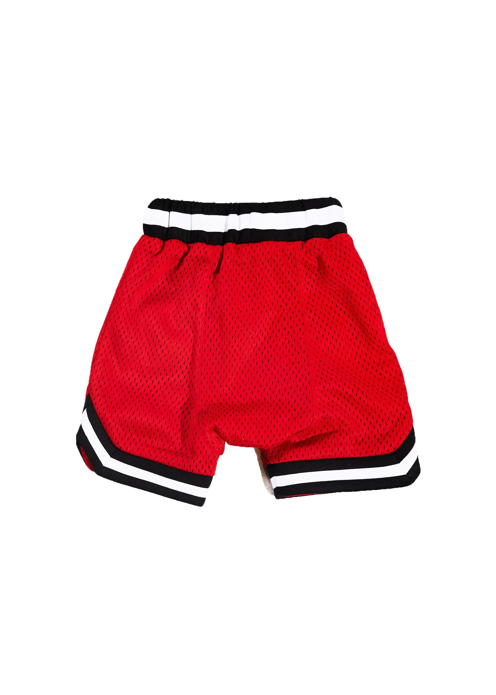 Wyst Basketball Shorts (Bulls Red) - Haus of JR