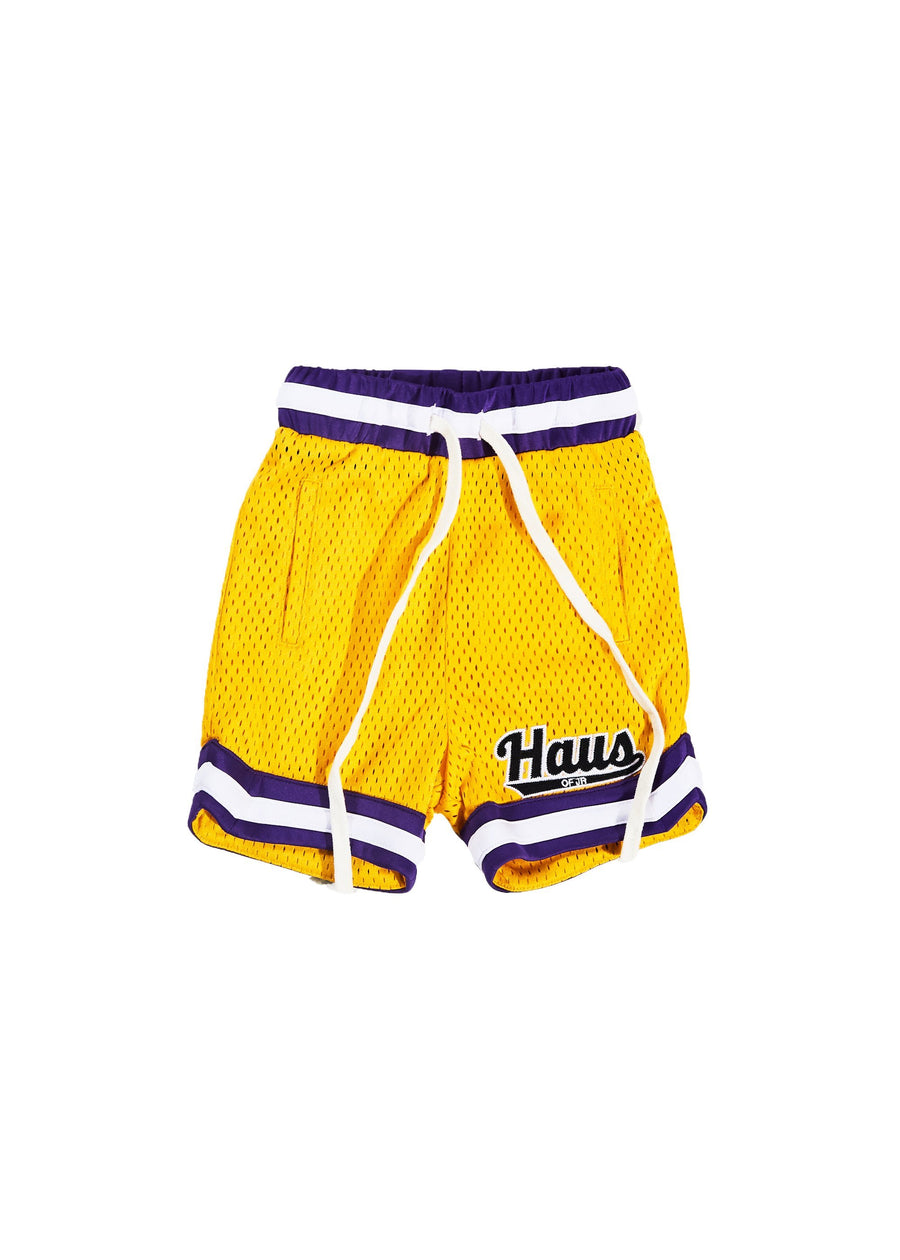 Wyst Basketball Shorts (Lakers Yellow) - Haus of JR