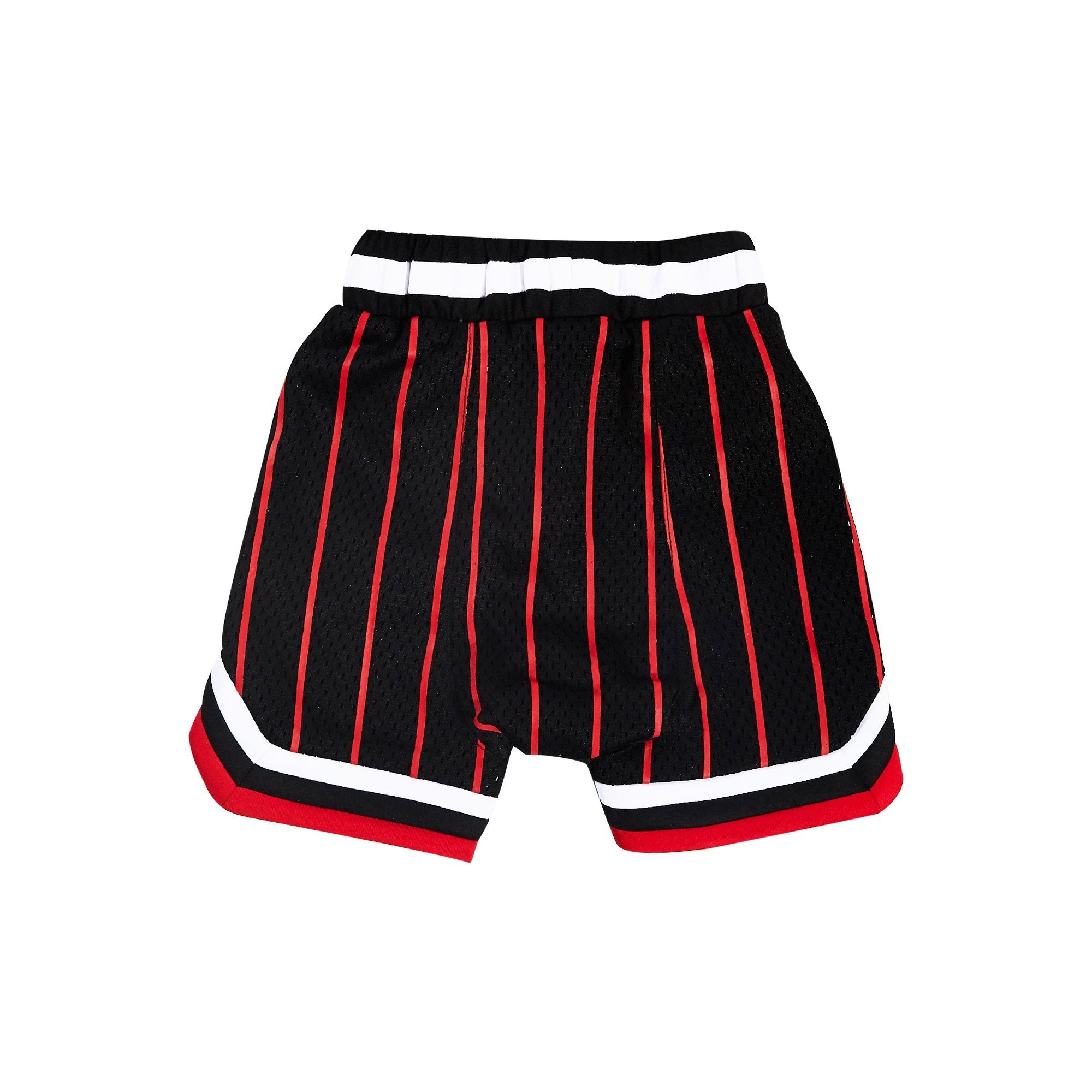 Wyst Basketball Shorts (Bulls Stripe Red) - Haus of JR