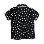Heart Champs Button-Up (Black/White) - Haus of JR