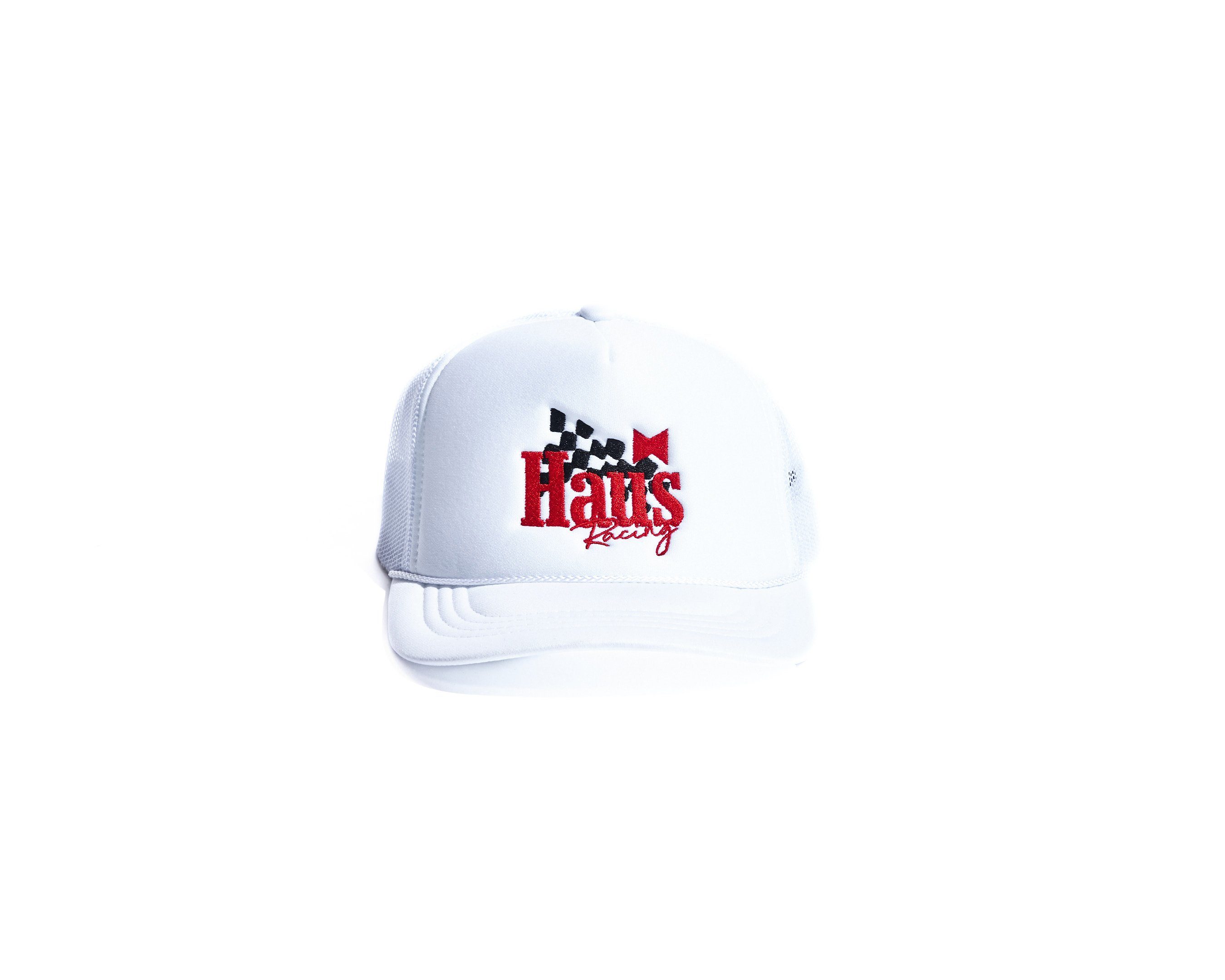 Racing Cap (White) Hat Haus of JR 