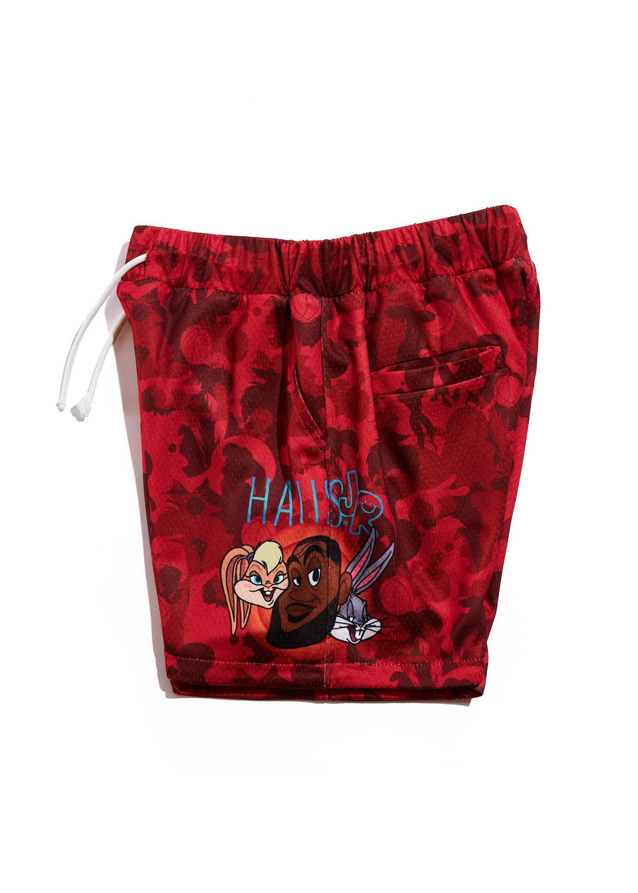 Tune World Shorts (Red Camoflauge) *pre-order Bottoms Haus of JR 