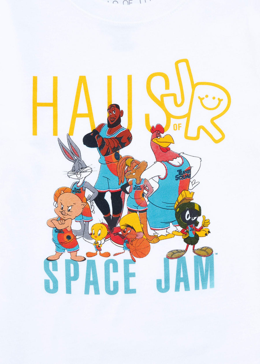 Tune Squad Tee (White) Tops Haus of JR 