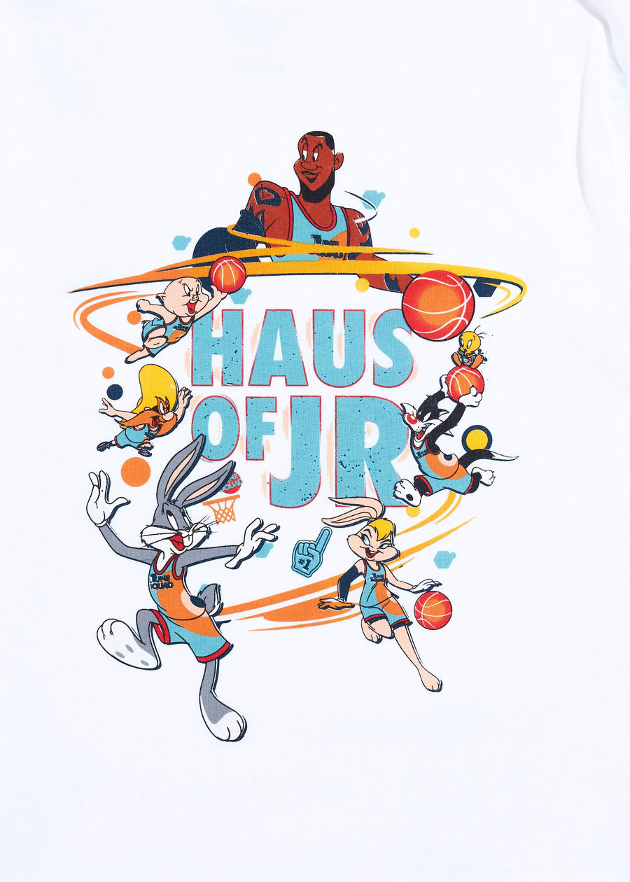 Space Jam Tee (White) Tops Haus of JR 