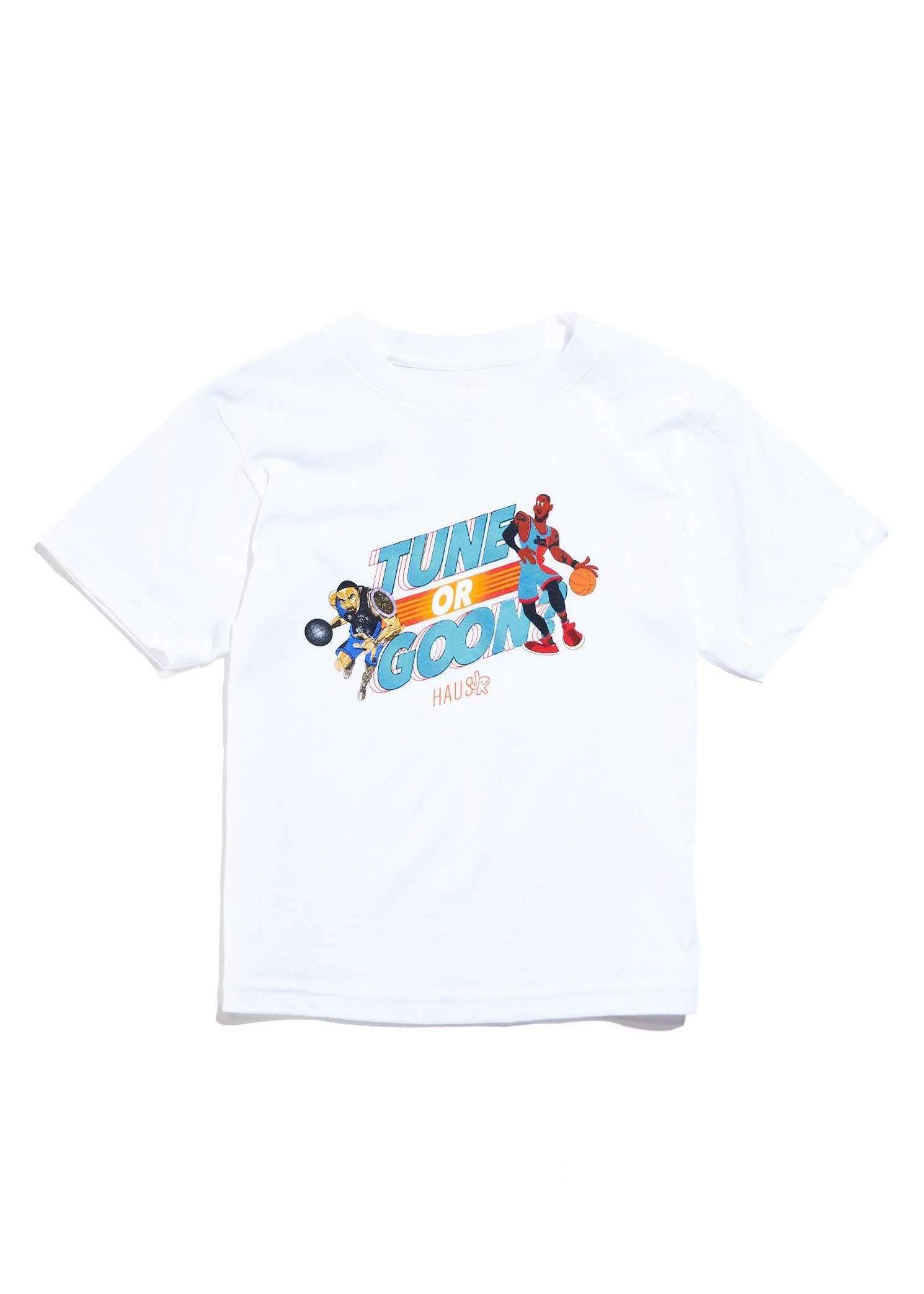 Tune or Goon Tee (White) Tops Haus of JR 
