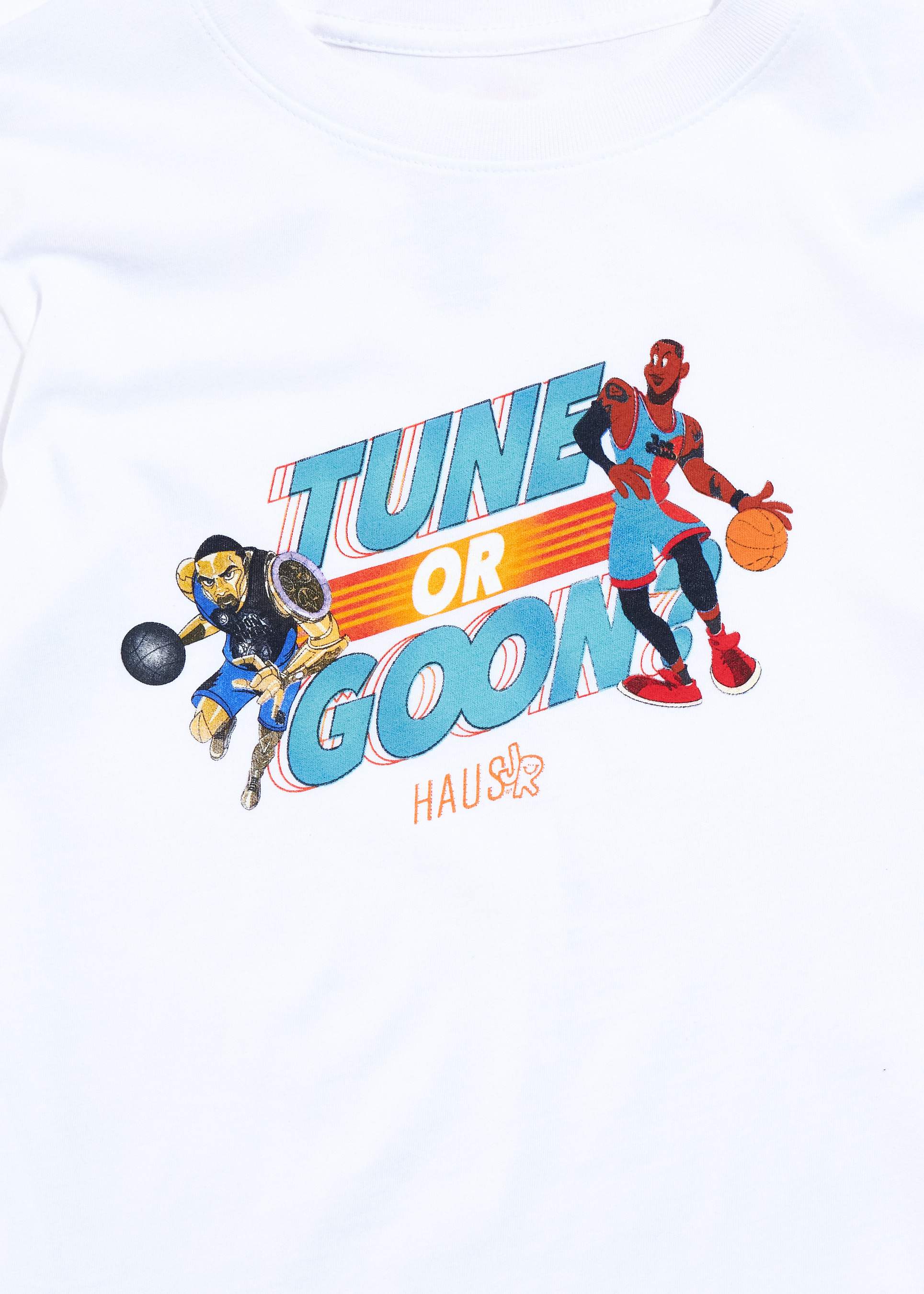 Tune or Goon Tee (White) Tops Haus of JR 
