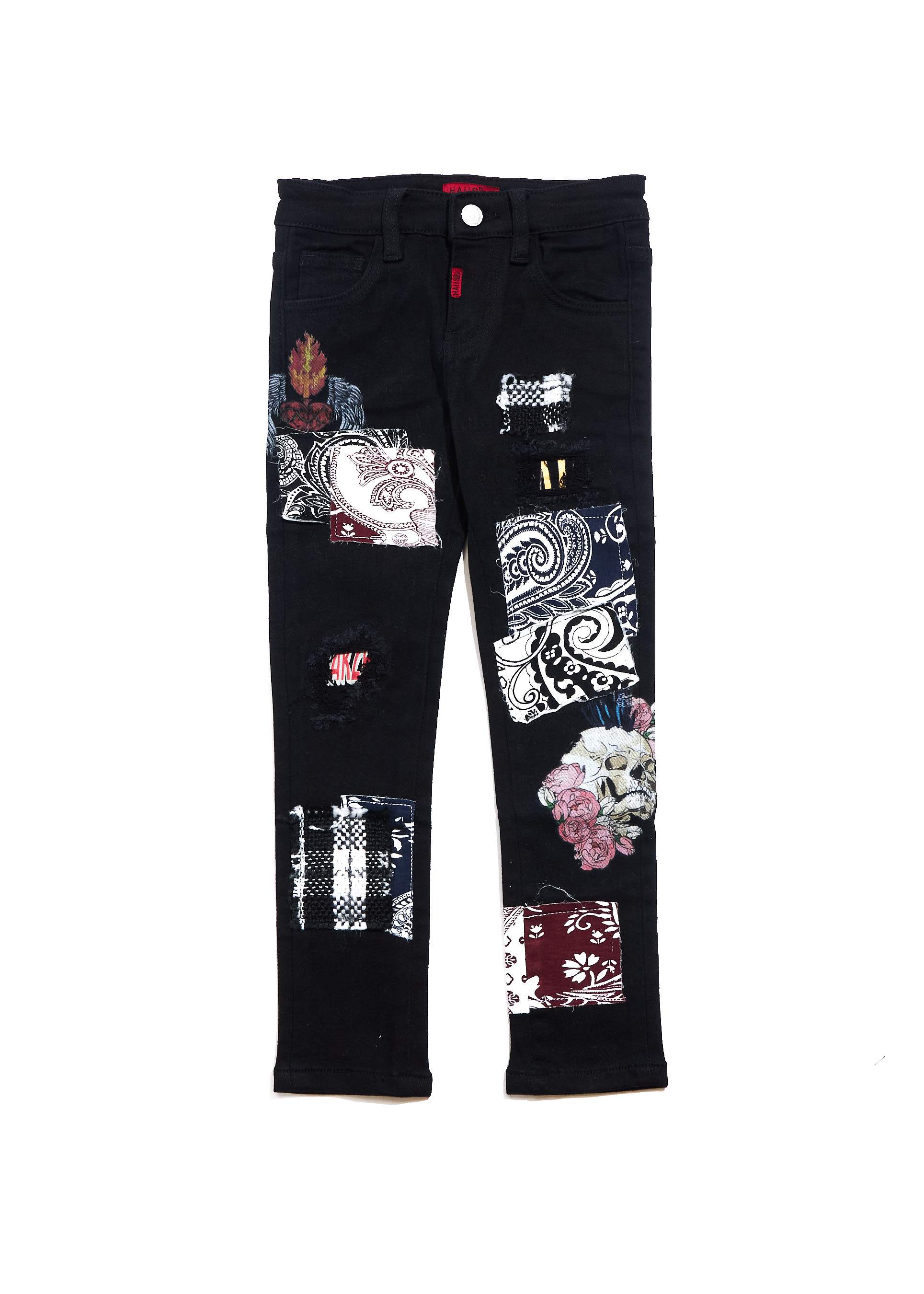 Claude Denim (Black) Bottoms Haus of JR 