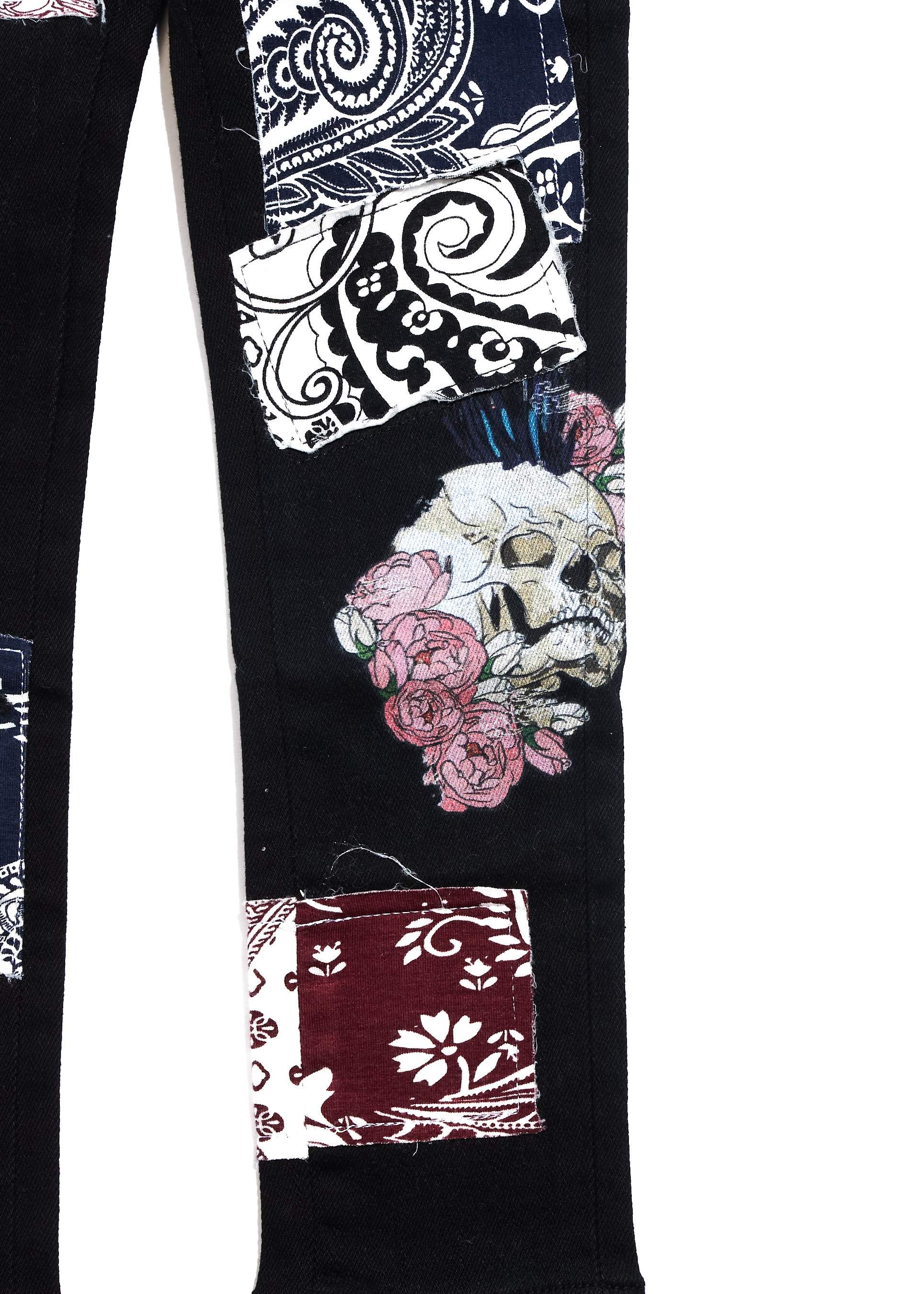 Claude Denim (Black) Bottoms Haus of JR 