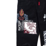 Claude Denim (Black) Bottoms Haus of JR 