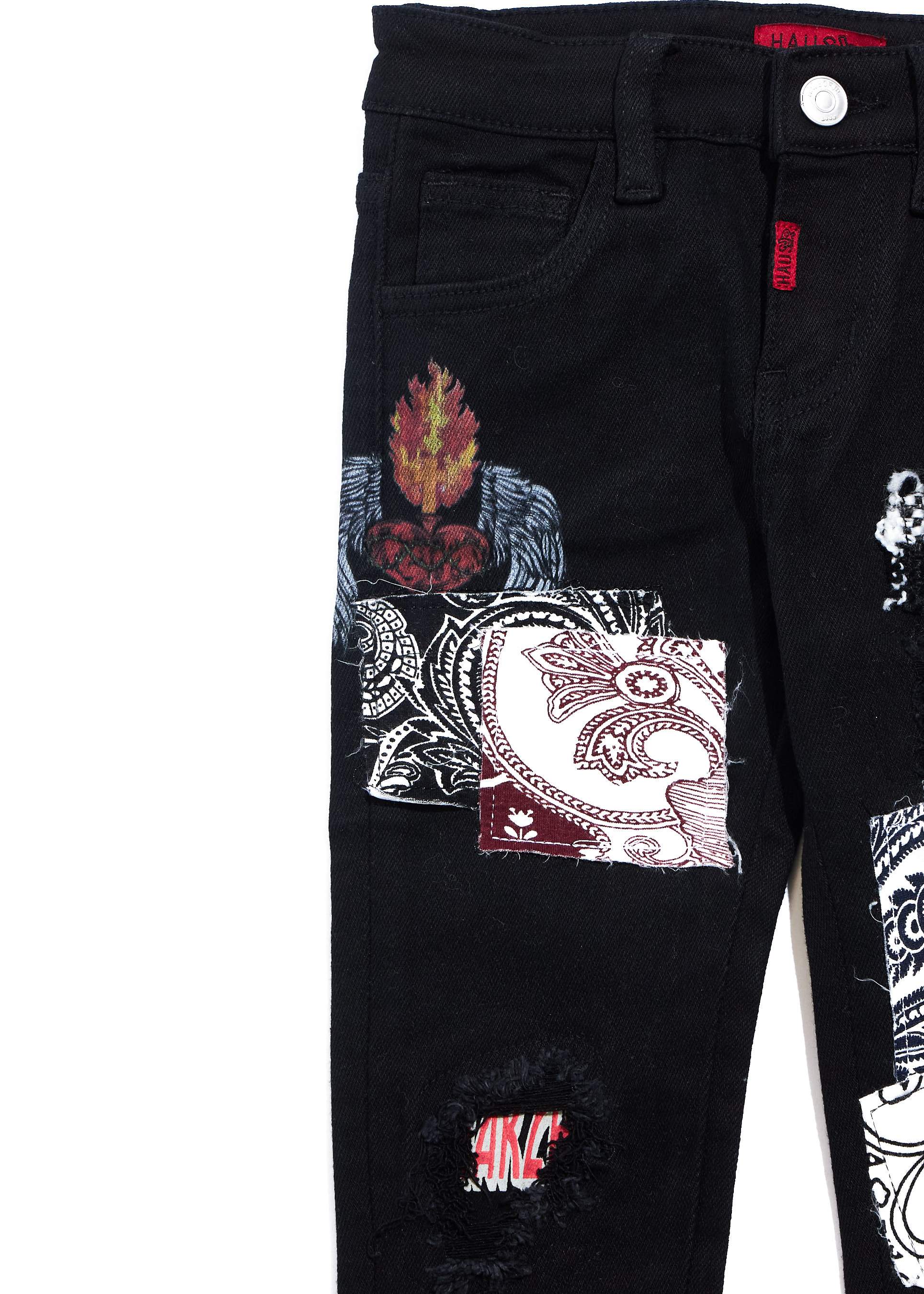 Claude Denim (Black) Bottoms Haus of JR 