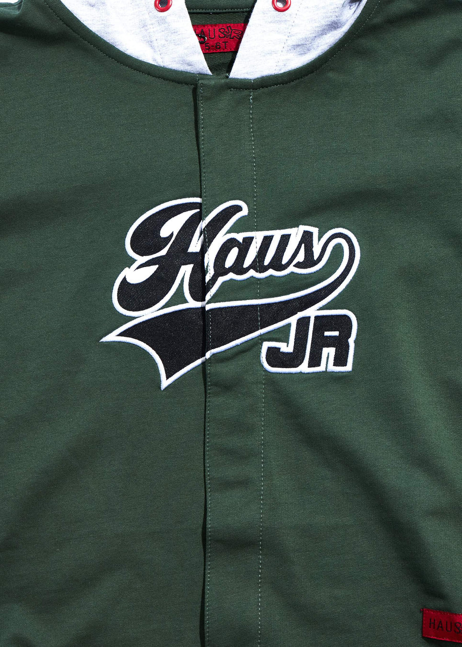 Ryan Hooded Jersey (Green) Tops Haus of JR 