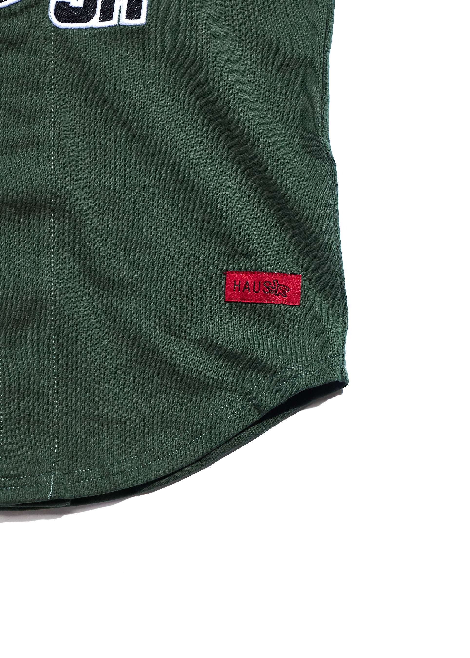 Ryan Hooded Jersey (Green) Tops Haus of JR 