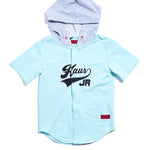 Ryan Hooded Jersey (Aqua) Tops Haus of JR 