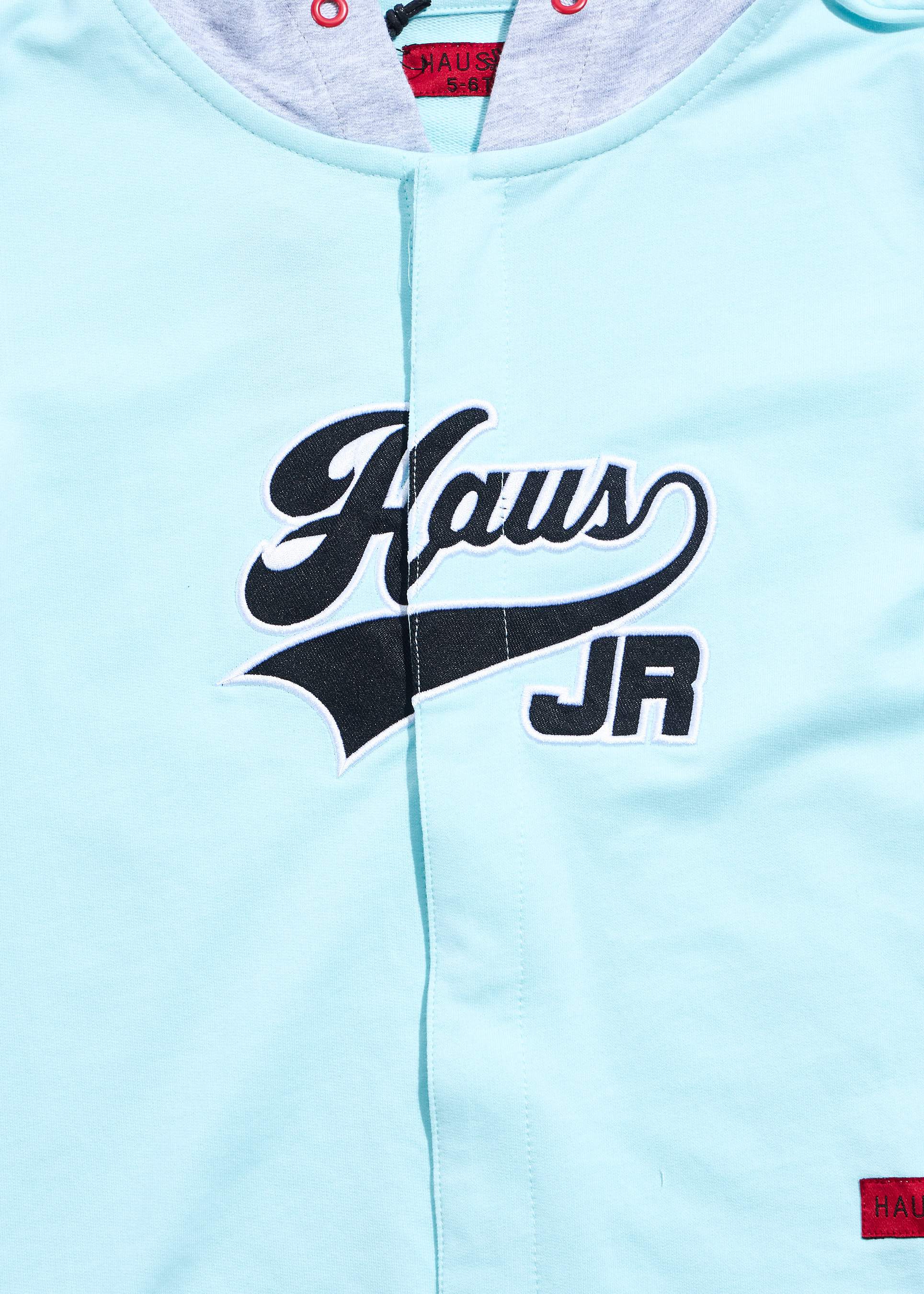 Ryan Hooded Jersey (Aqua) Tops Haus of JR 