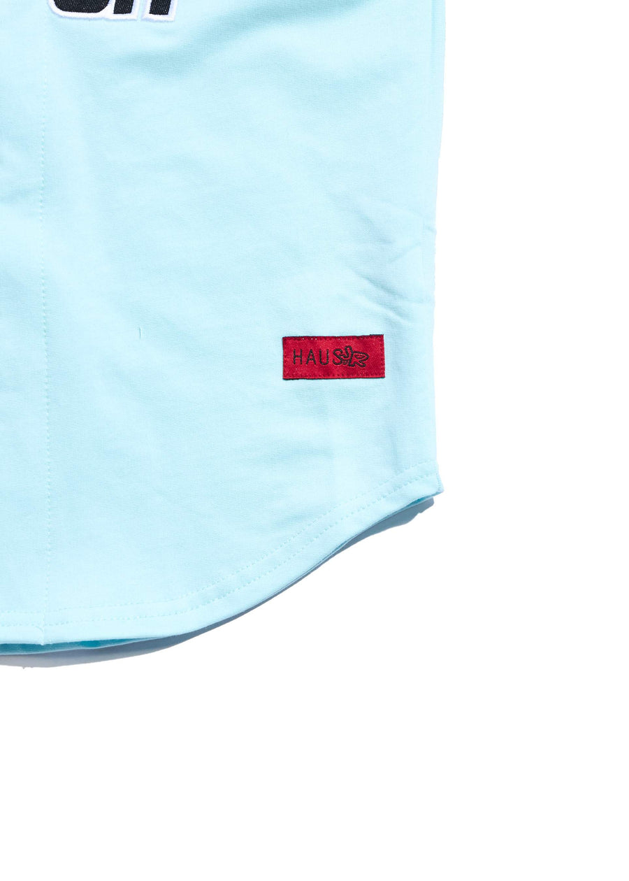 Ryan Hooded Jersey (Aqua) Tops Haus of JR 