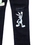 Looney Fam Denim (Black) Bottoms Haus of JR 