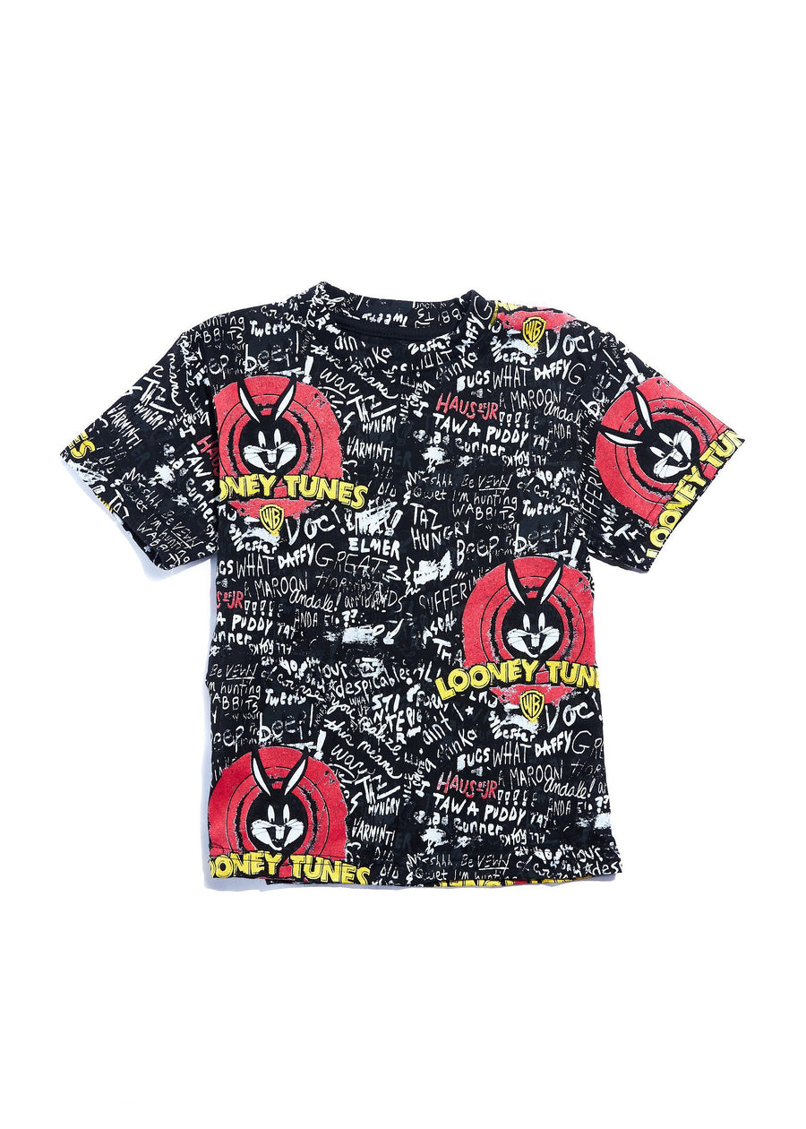 Looney Bugs Tee (Black) Tops Haus of JR 