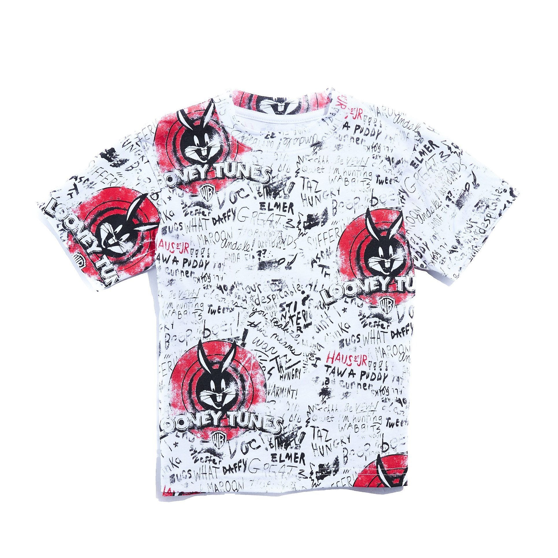 Looney Bugs Tee (White) Tops Haus of JR 