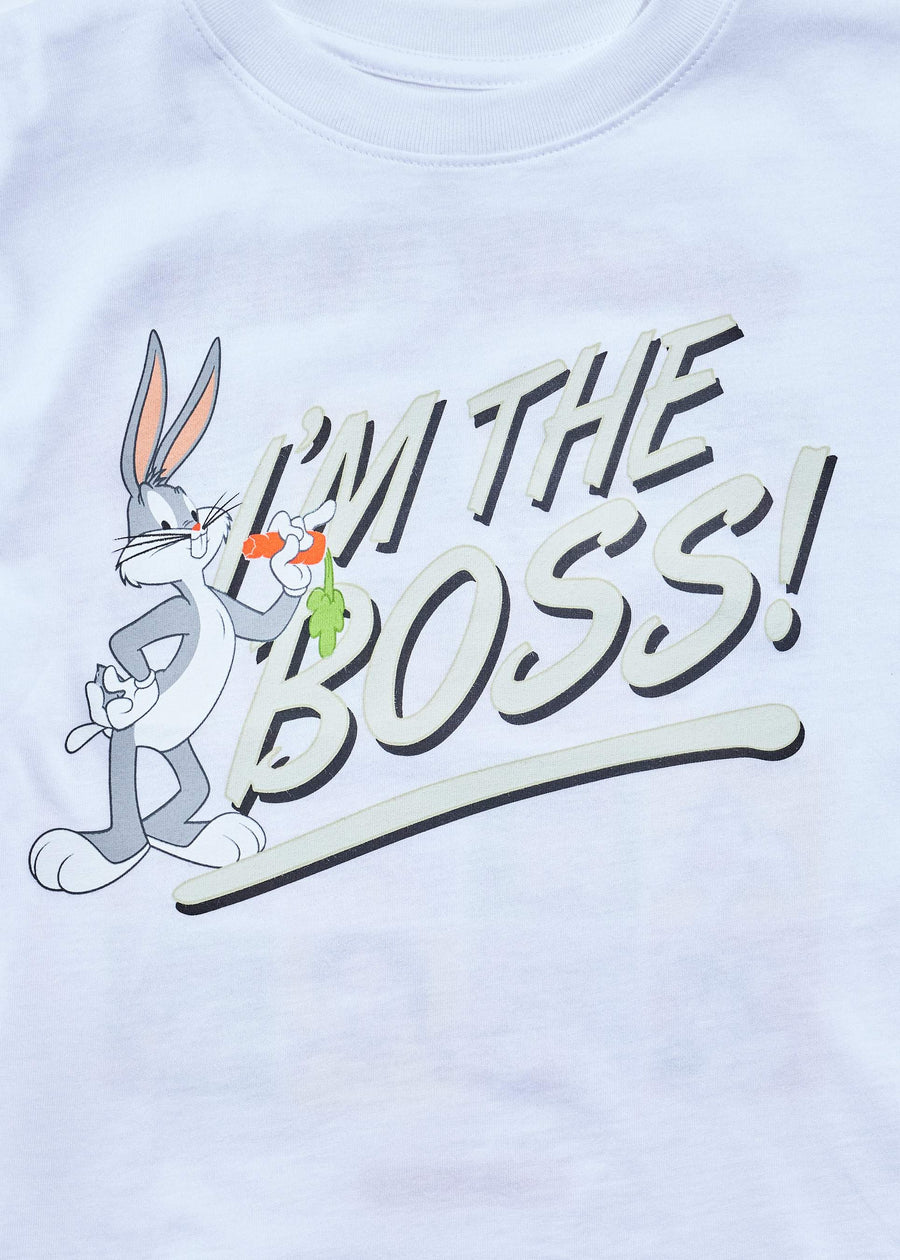I'm The Boss Tee (White) Tops Haus of JR 