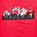Looney Family Tee (Red) Tops Haus of JR 