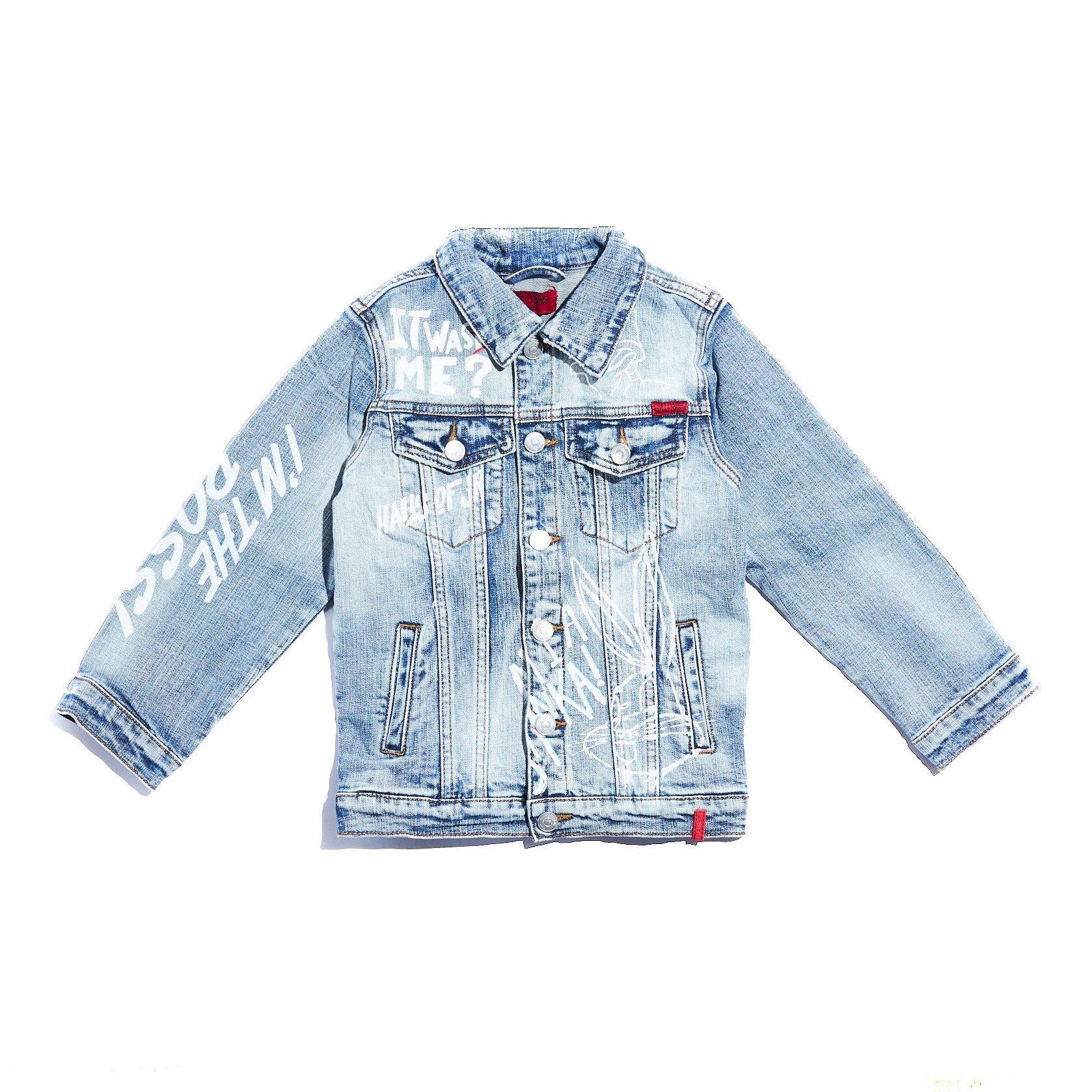Looney Boss Denim Jacket (Blue) Outerwear Haus of JR 