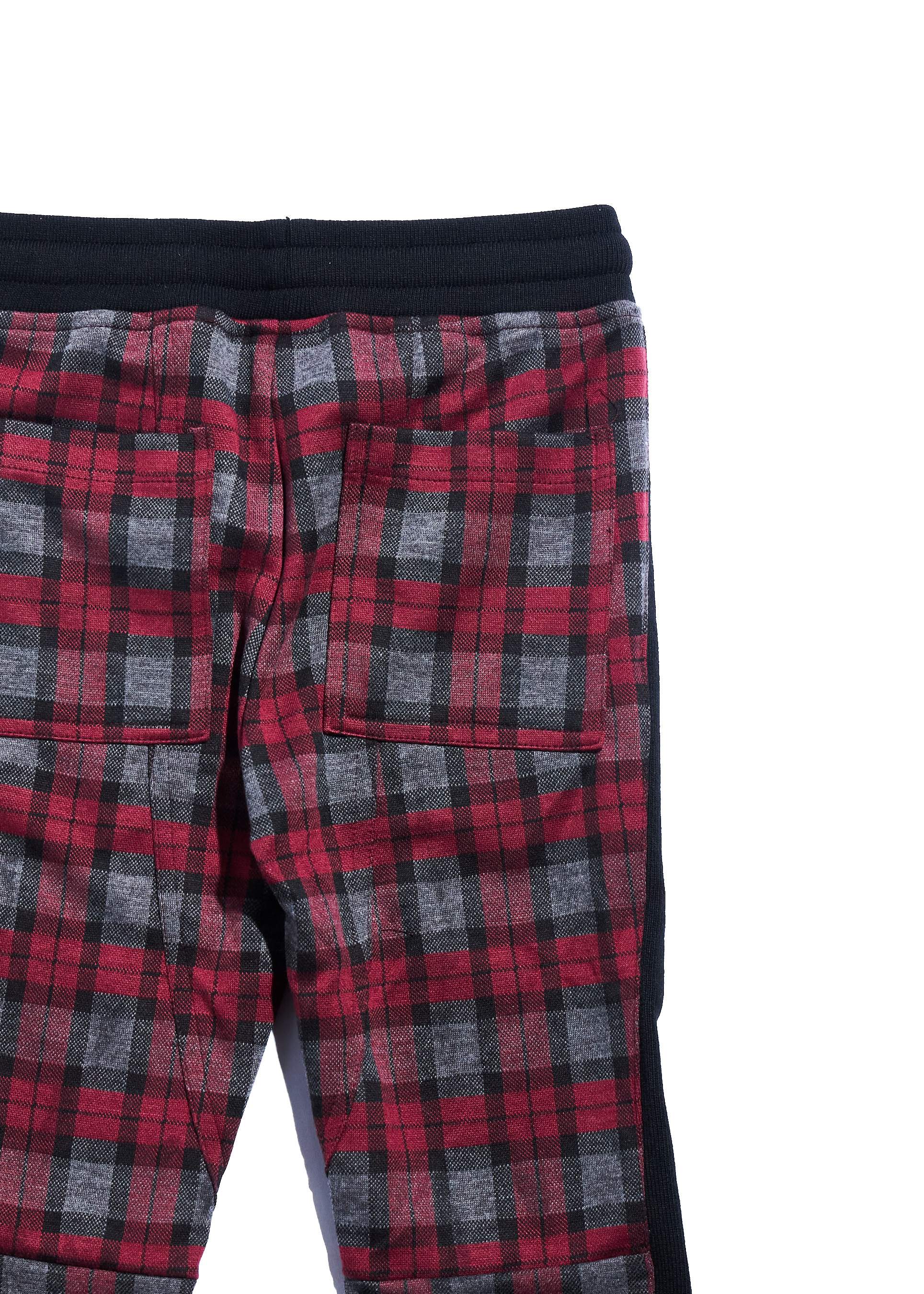 Patrick Plaid Pants (Red) Bottoms Haus of JR 