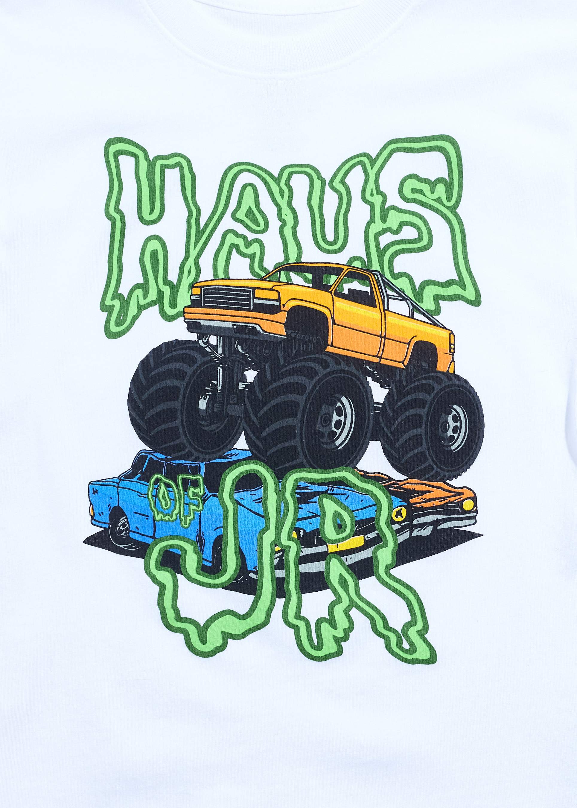 Monster Jam Tee (White) Tops Haus of JR 