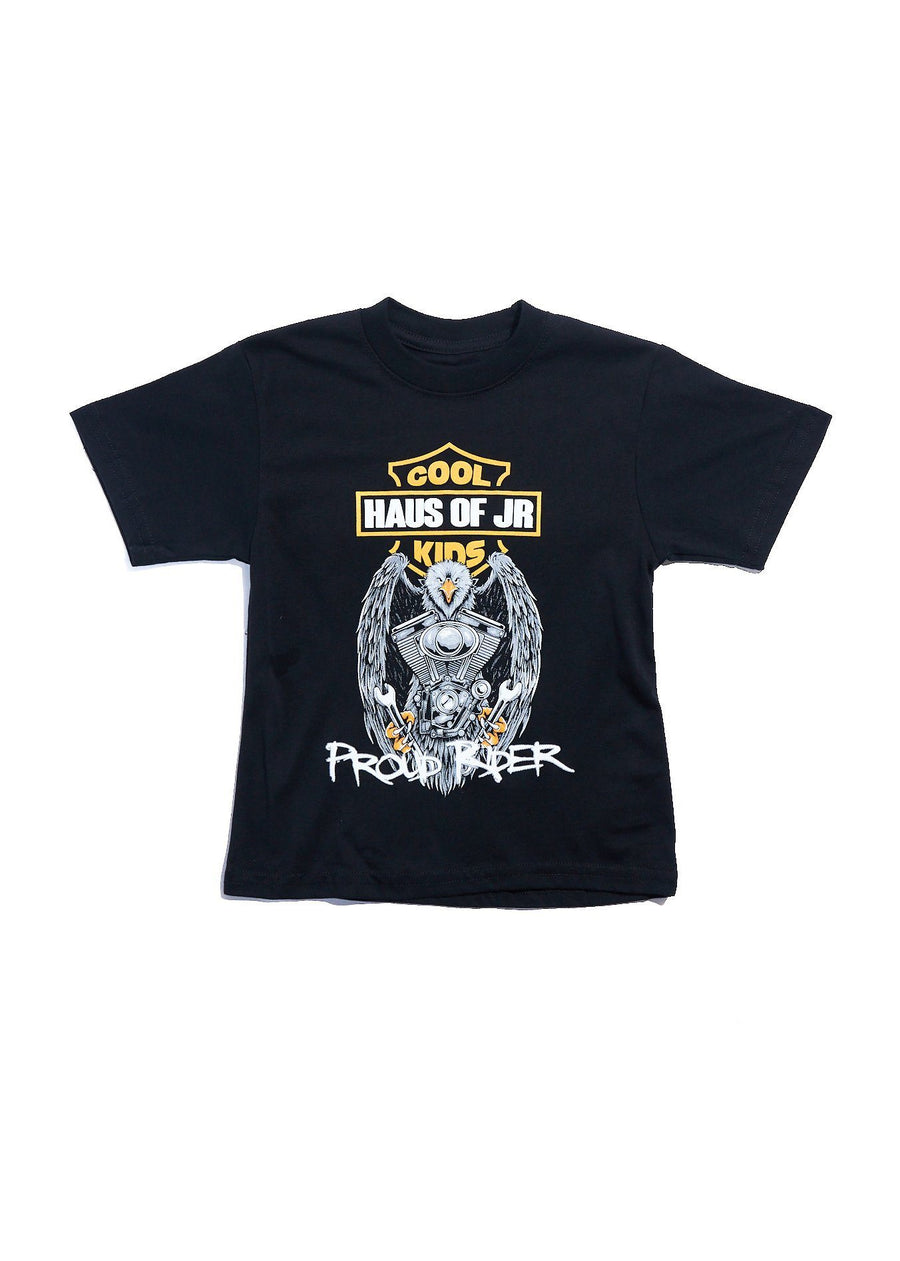 Rider Tee (Black) Tops Haus of JR 