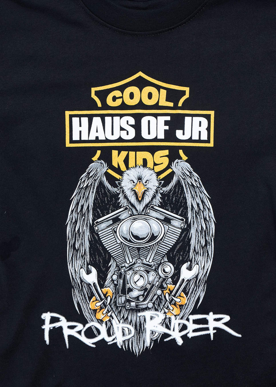 Rider Tee (Black) Tops Haus of JR 