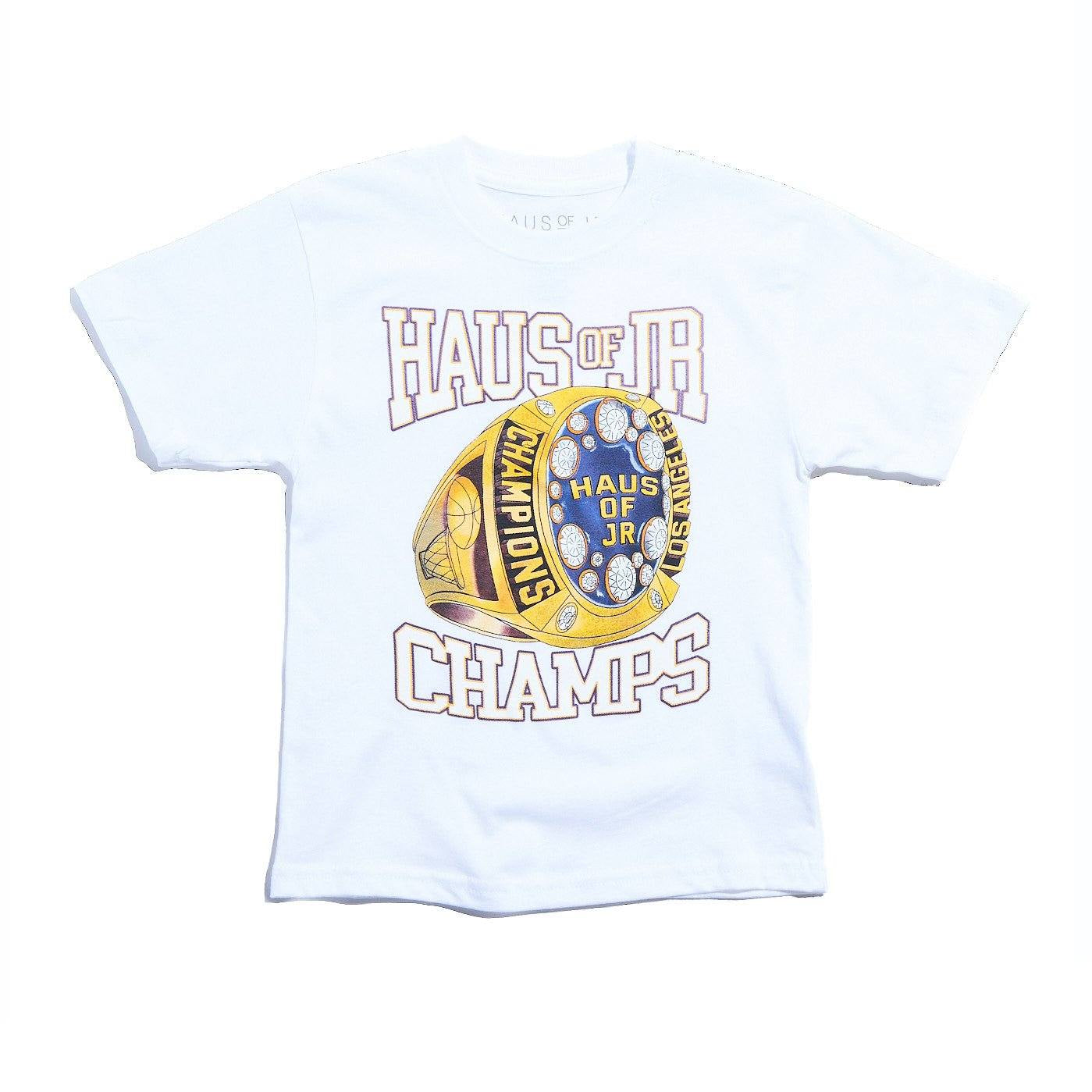 Champion Ring Tee (White) Tops Haus of JR 