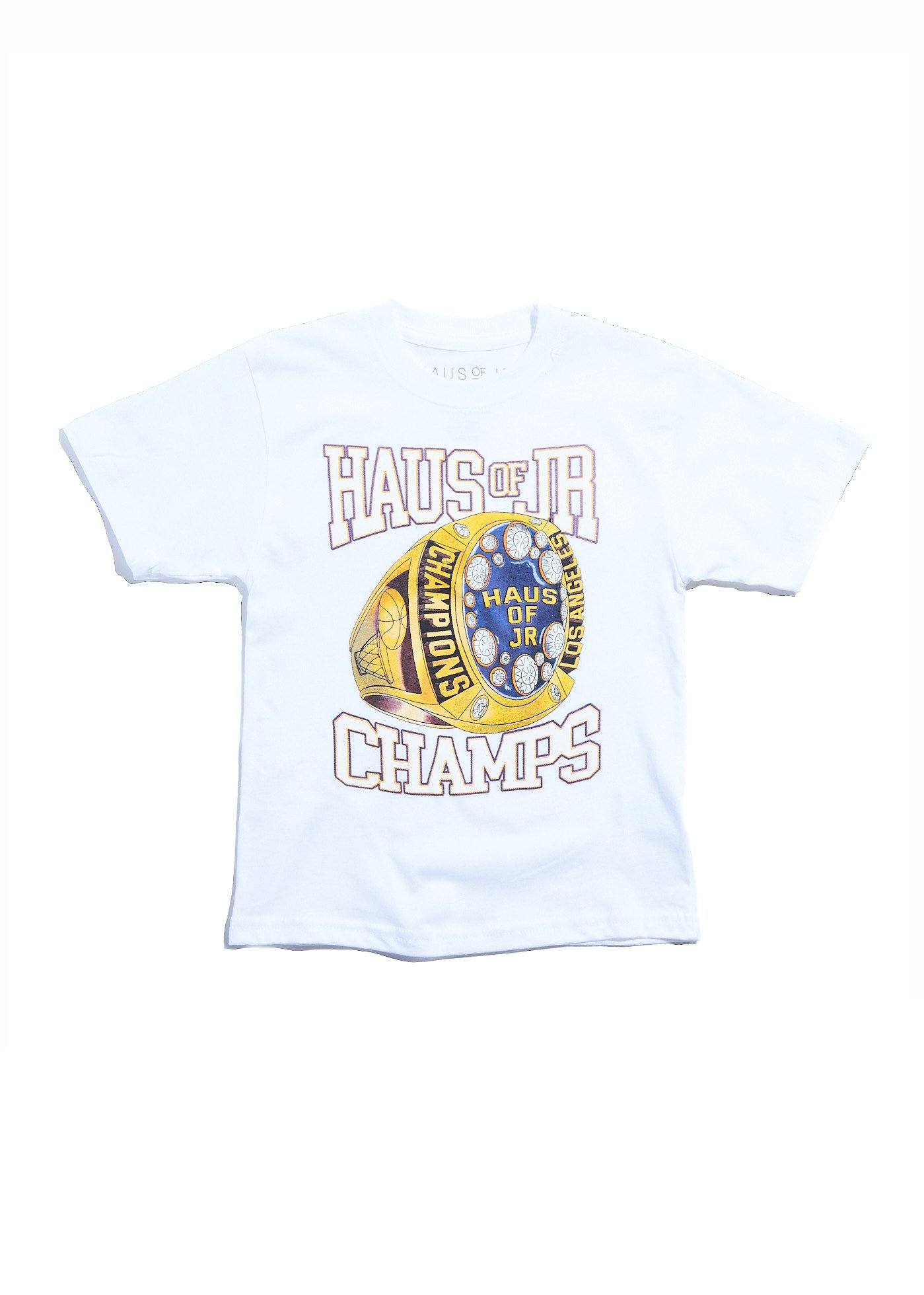 Champion Ring Tee (White) Tops Haus of JR 