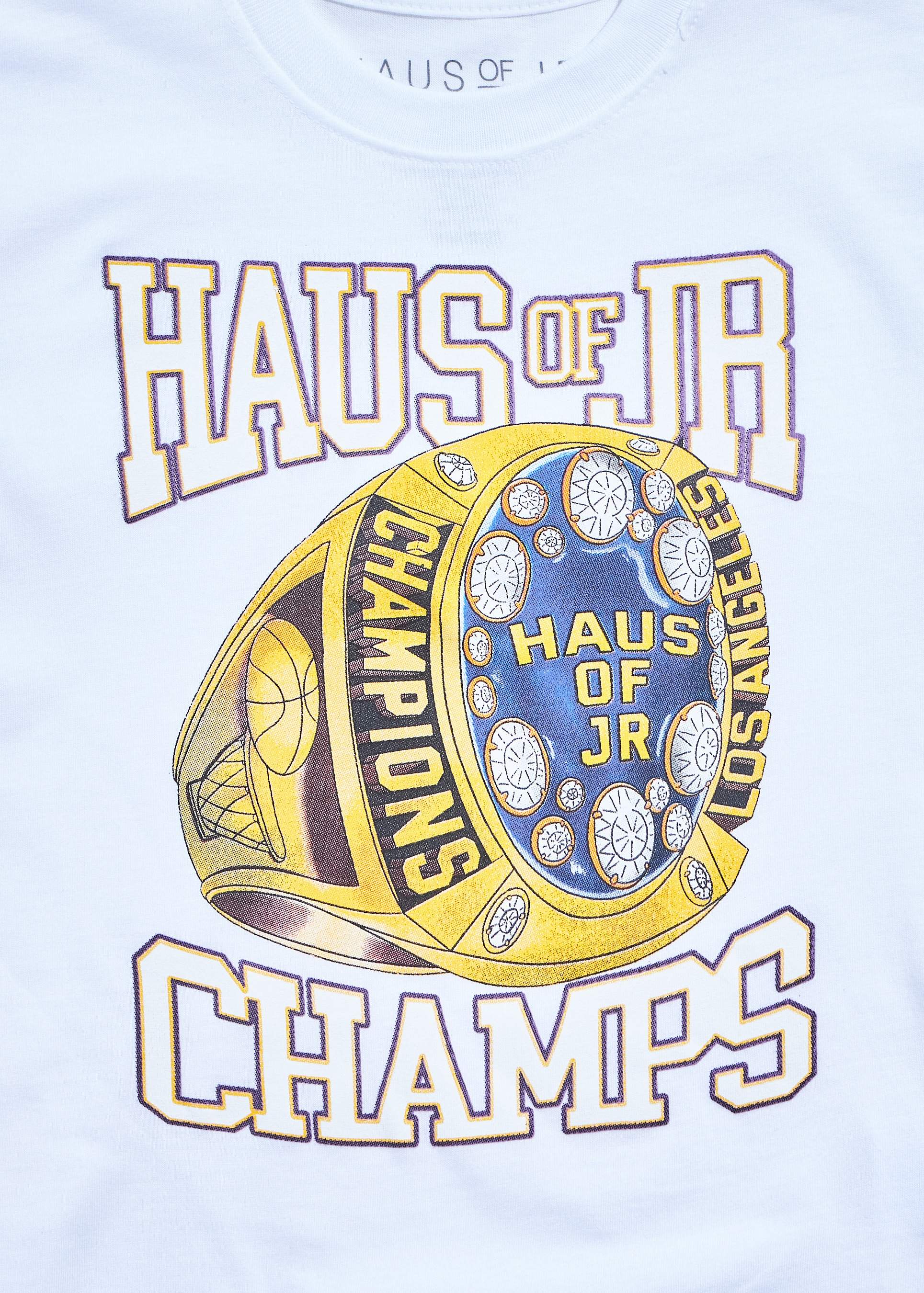 Champion Ring Tee (White) Tops Haus of JR 
