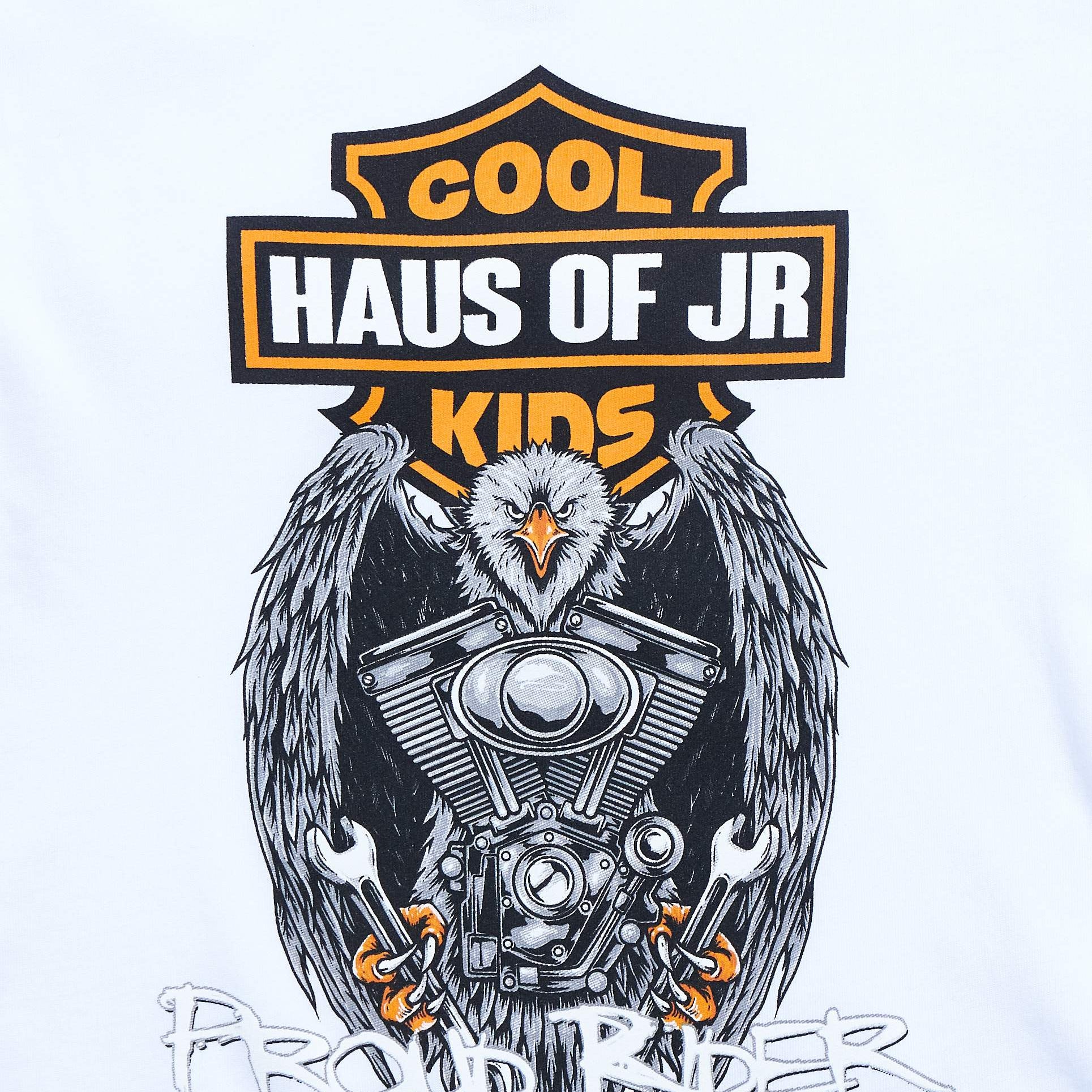 Rider Tee (White) Tops Haus of JR 