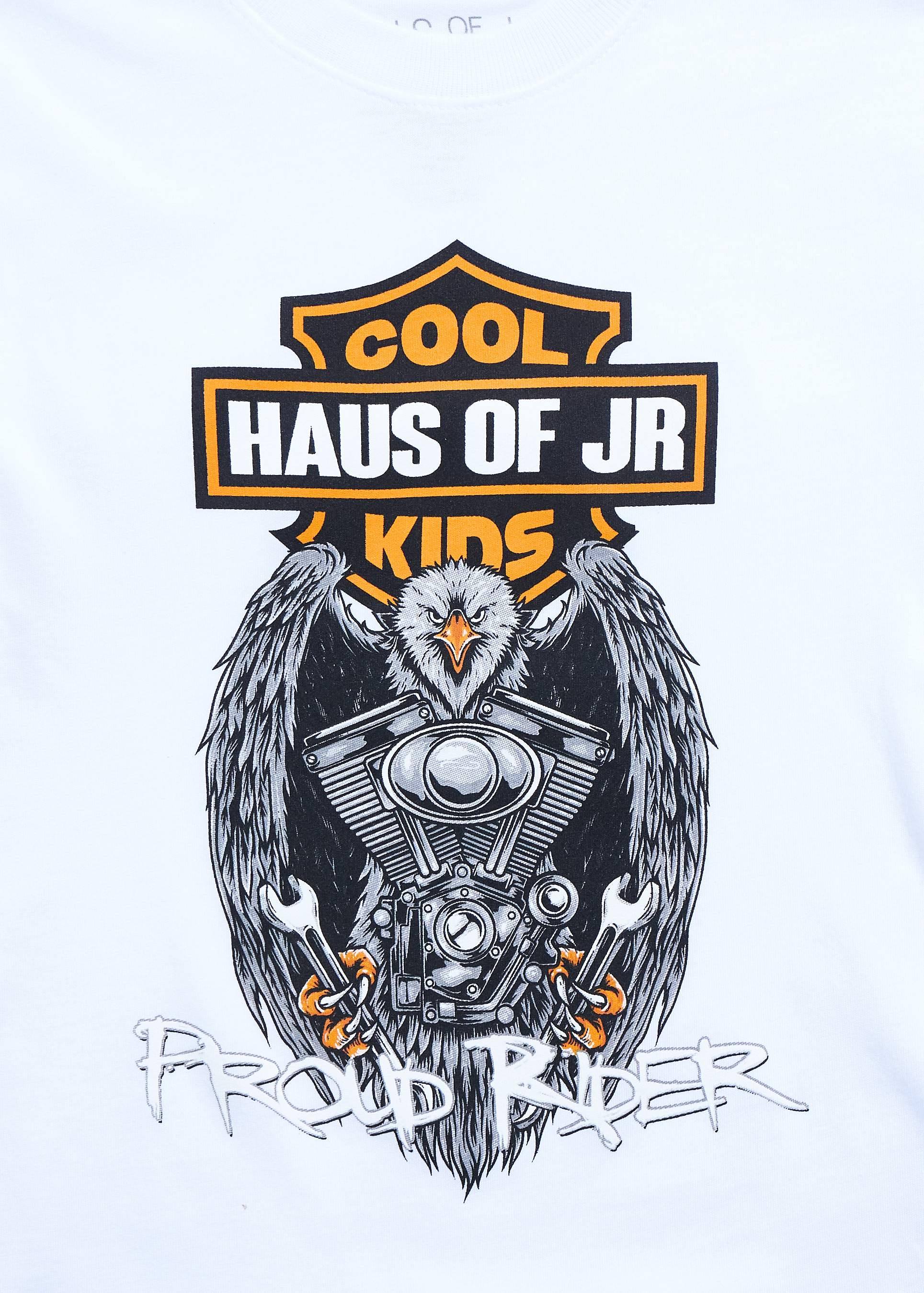 Rider Tee (White) Tops Haus of JR 