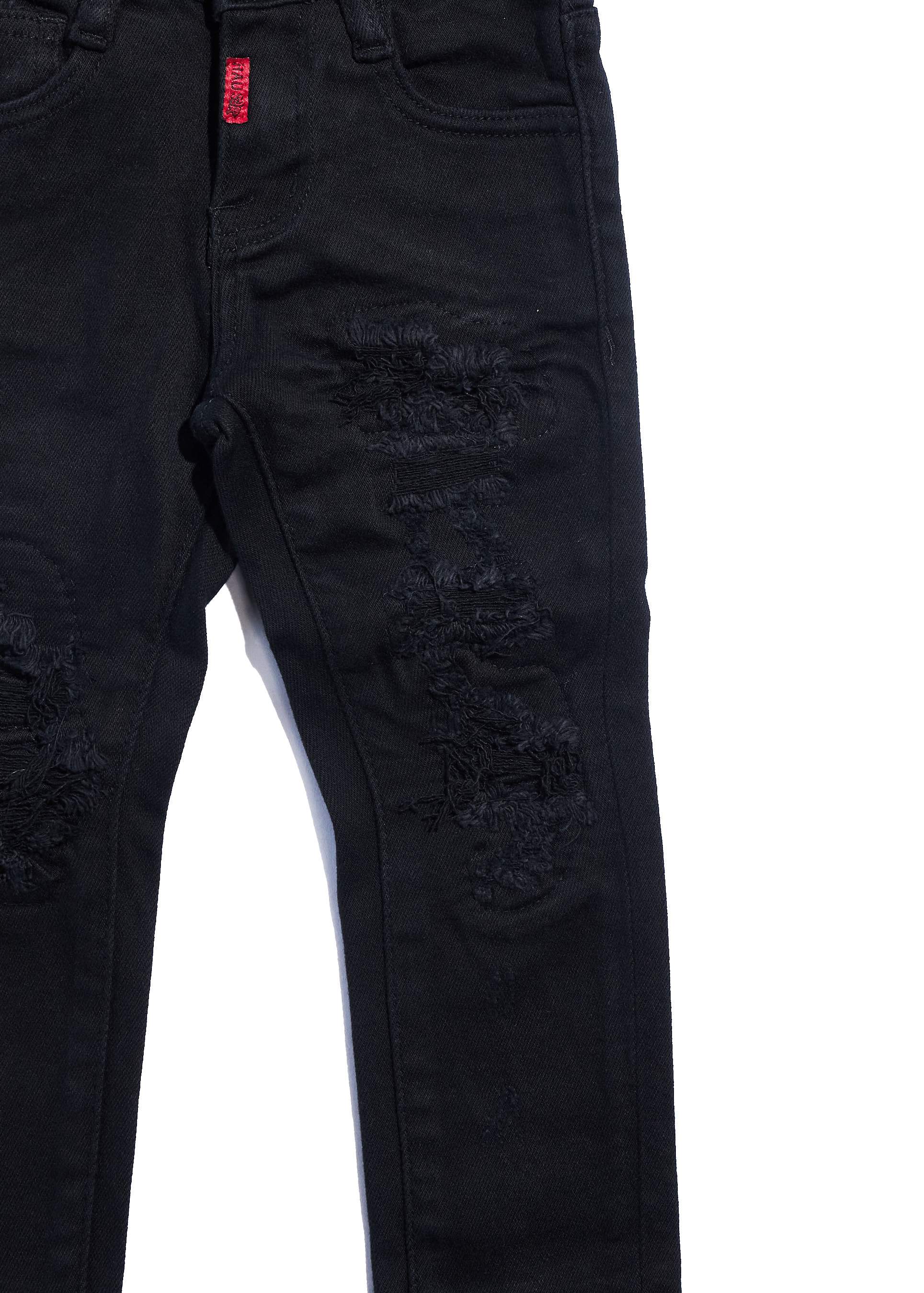 Smith Standard Denim (Black Distressed) Bottoms Haus of JR 