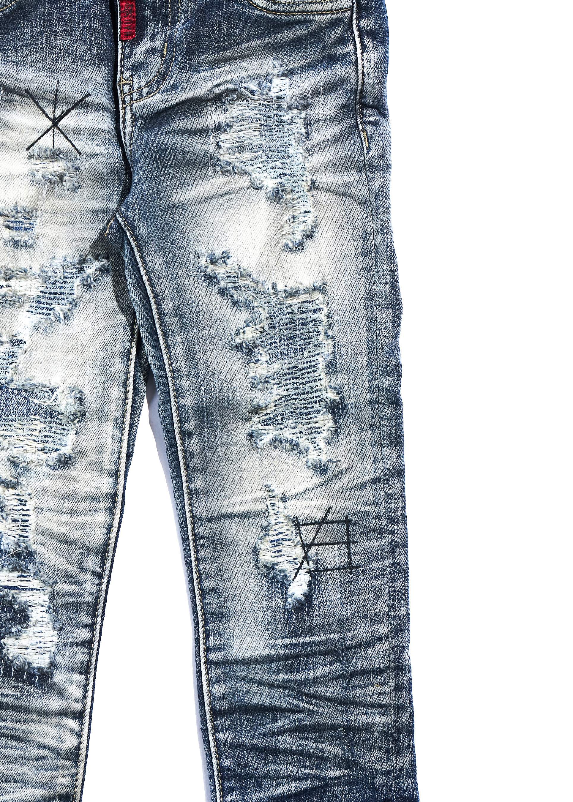 Sansa Standard Denim (Blue Wash) Bottoms Haus of JR 