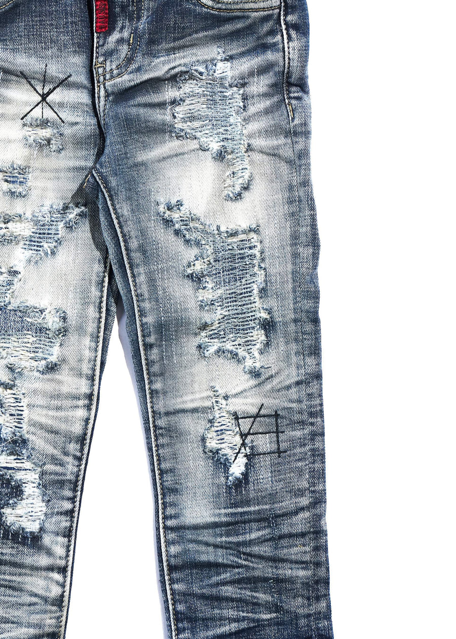 Sansa Standard Denim (Blue Wash) Bottoms Haus of JR 